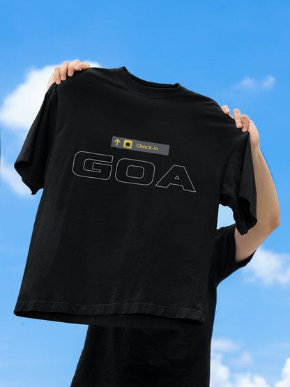 Oversized Goa Check-in Tee