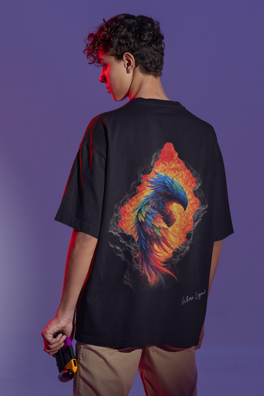 Phoenix Burn – Limited Oversized Tee | Heavy Streetwear