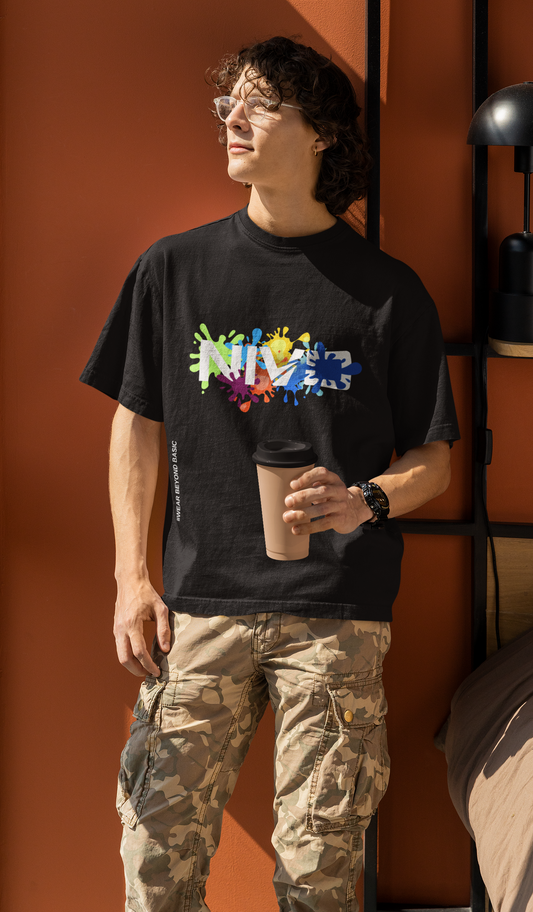 NIVO Colour Splash – Oversized Street Tee